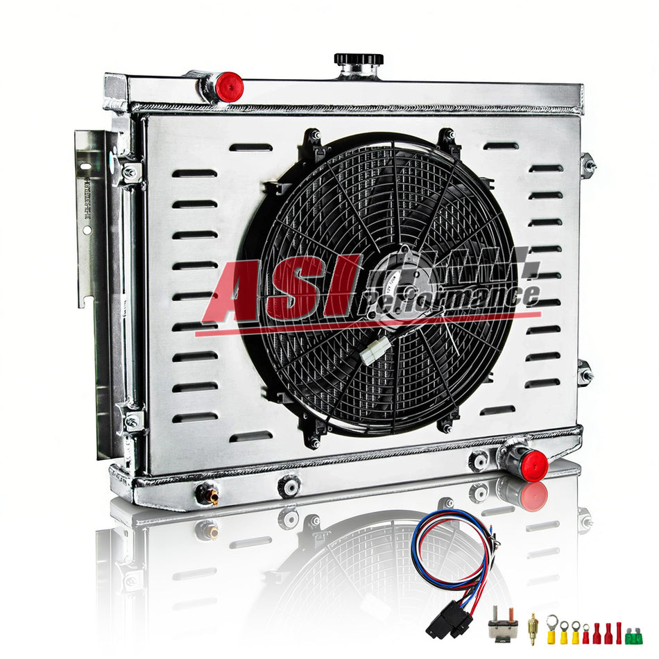 ASI Performance 3 Row Radiator Shroud Fan For 1973-74 DODGE CHARGER/PLYMOUTH SATELLITE 7.2L V8