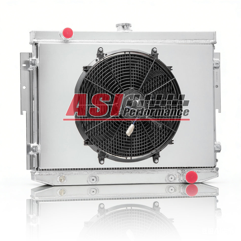 ASI Performance 3 Row Radiator Shroud Fan For 1973-1974 Dodge Coronet Charger Satellite 7.2L V8