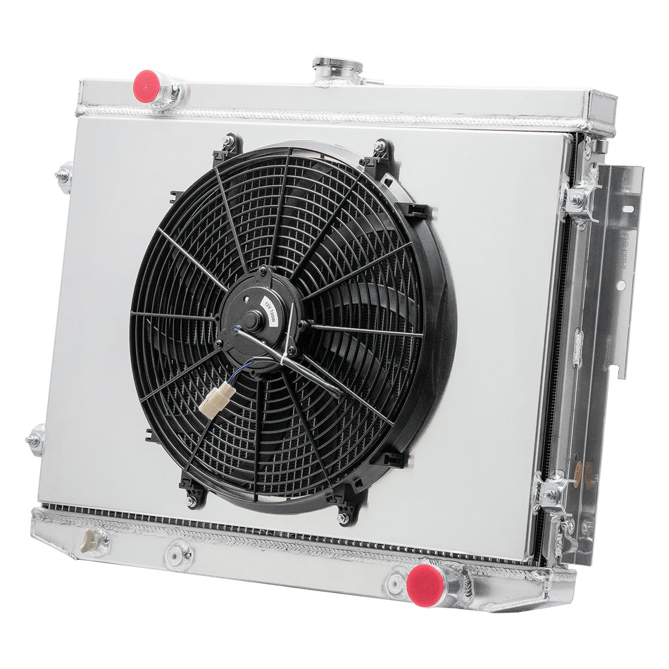 ASI Performance 3 Row Radiator Shroud Fan For 1973-1974 Dodge Coronet Charger Satellite 7.2L V8
