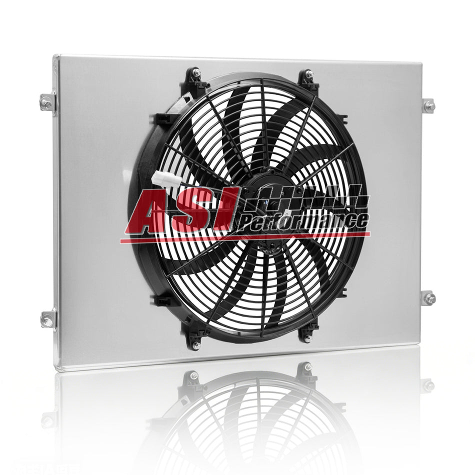 ASI Performance Aluminum Shroud+Fan For1973-1974 Dodge Coronet 1974 Dodge Charger 7.2L 440 V8