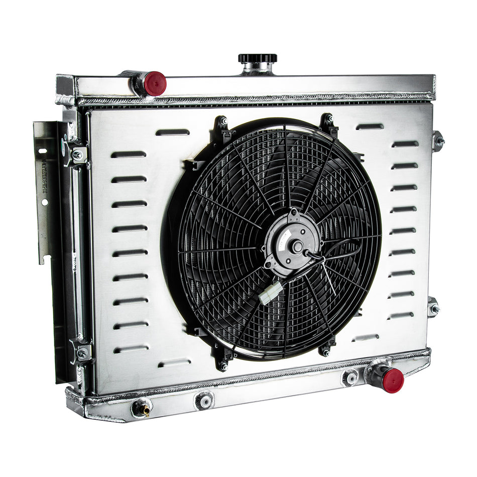 ASI Performance 4-ROW RADIATOR SHROUD FAN FITS 1973-1974 DODGE CHARGER CORONET SATELLITE 7.2 440