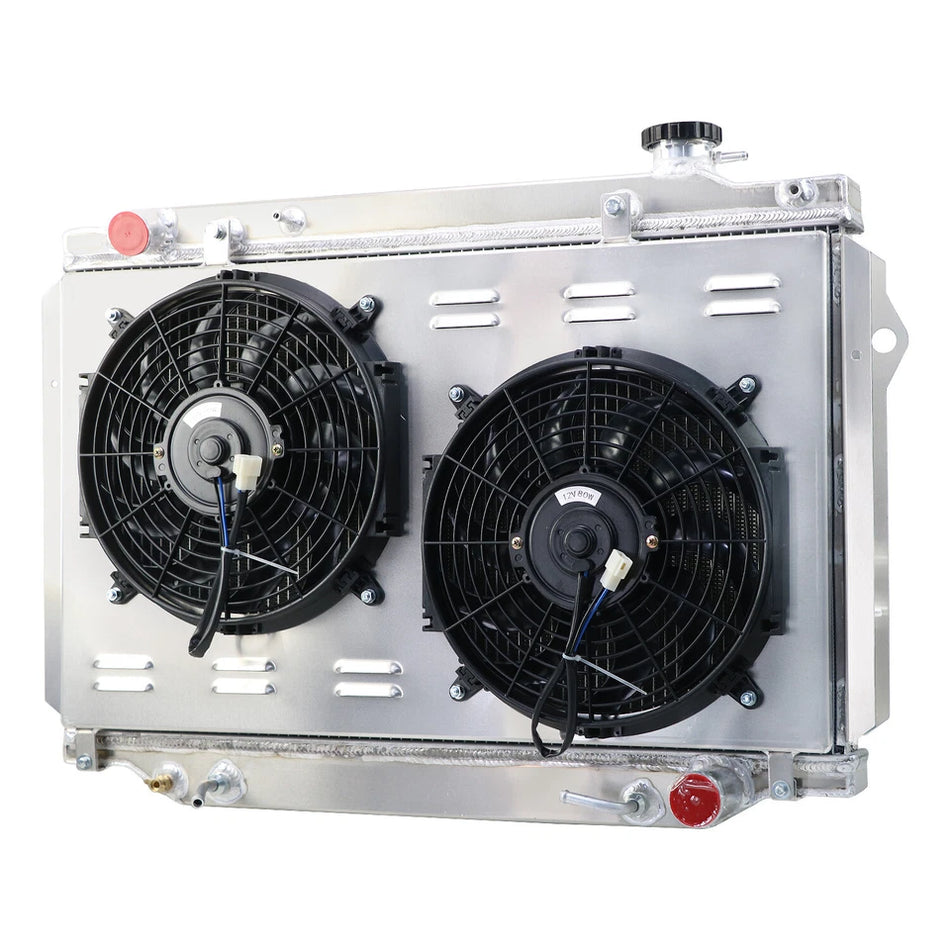 ASI Performance 3 Row Radiator Shroud Fan For 1993-97 Toyota Landcruiser LX450 4.5 I6 V8 Engine.
