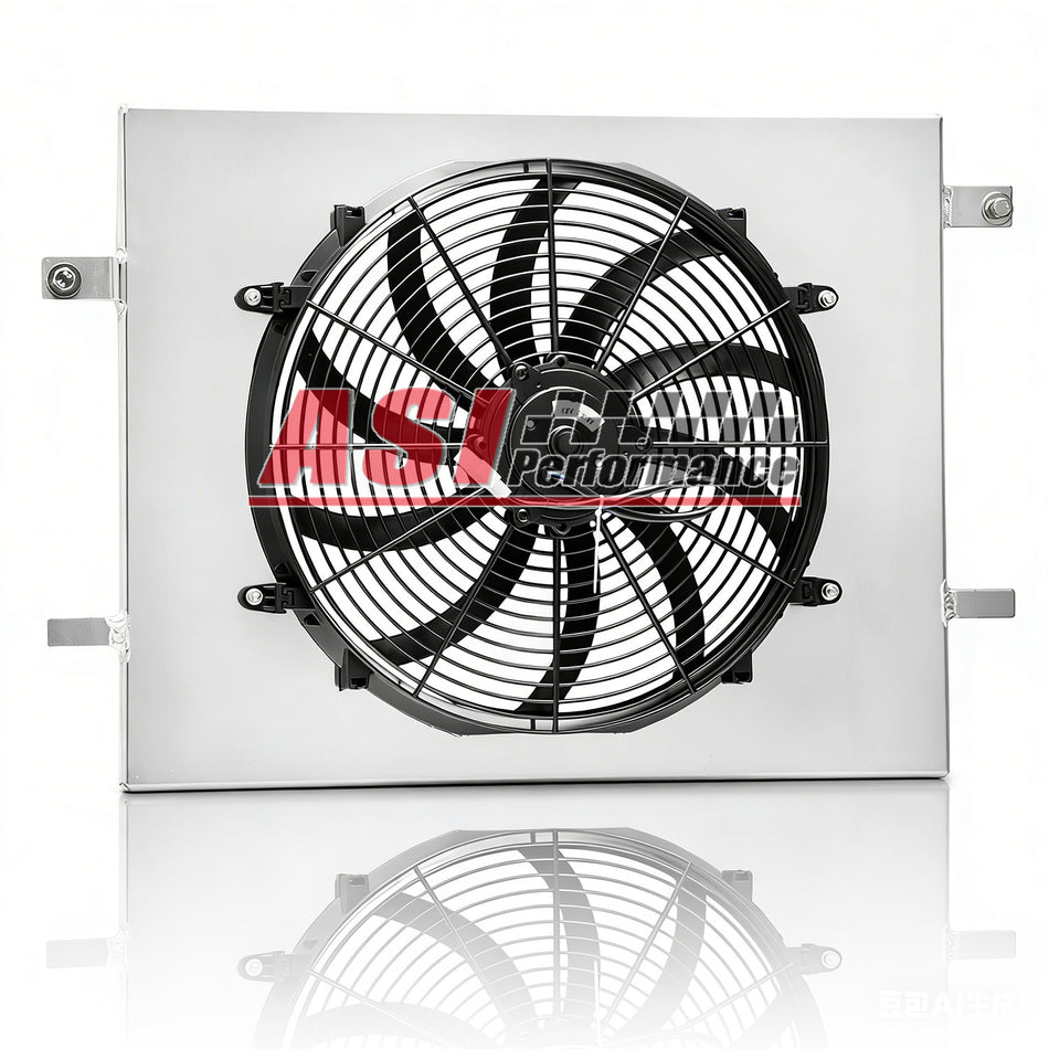 ASI Performance Shroud Electric Fan For 2004-2009 Dodge Ram 1500 2500 3500 Pickup 5.7L V8