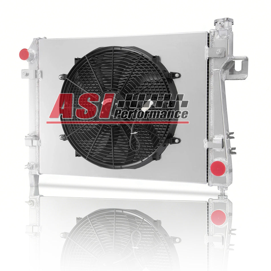 ASI Performance 4 Row Aluminum Radiator Shroud Fan For 2004-09 Dodge Ram 1500 2500 3500 5.7L