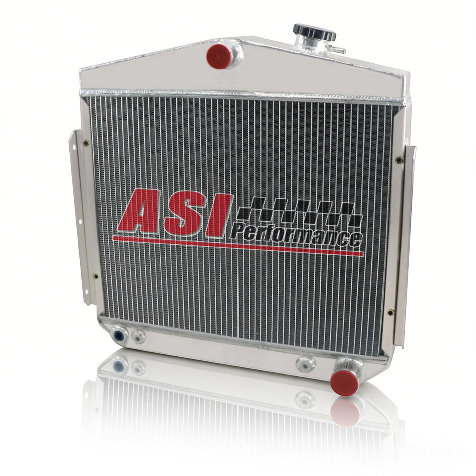 ASI Performance 3 Row Aluminum Radiator For 1955-1956 Small Block/Big Block Chevy Engine