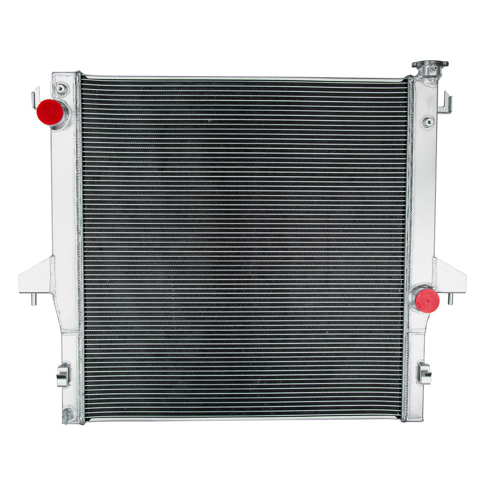 ASI Performance 2 Row Aluminum Radiator For 2003-2009 2008 Dodge Ram 2500 3500 Cummins 5.9L 6.7L