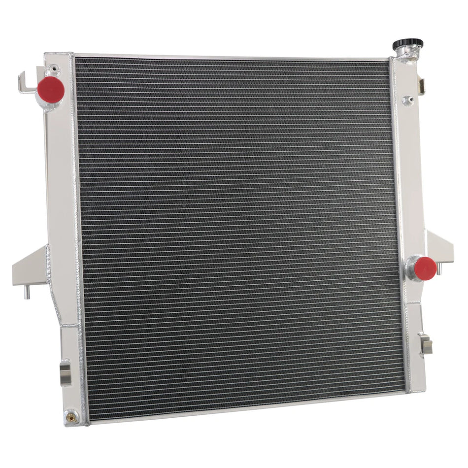 ASI Performance 2 Row Aluminum Radiator Fit 2003-09 Dodge Ram 2500 3500 Cummins 5.9L/6.7L Diesel
