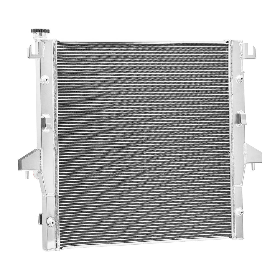 ASI Performance 2 Row Radiator Shroud Fan For 2003-2010 Dodge Ram 2500 3500 5.9L 6.7L L6 Cummins