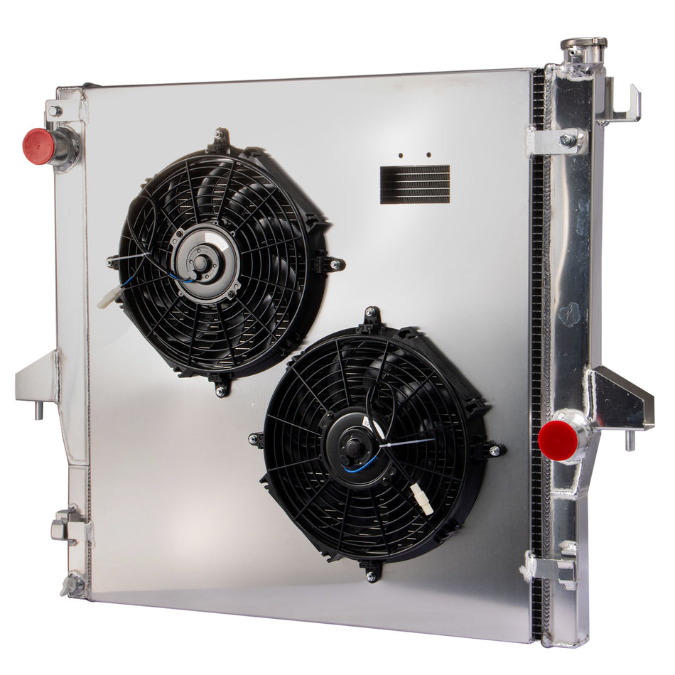 ASI Performance 2 Row Radiator Shroud Fan Fit 2003~2009 Dodge Ram 2500 3500 5.9L 6.7L,L6 Cummins