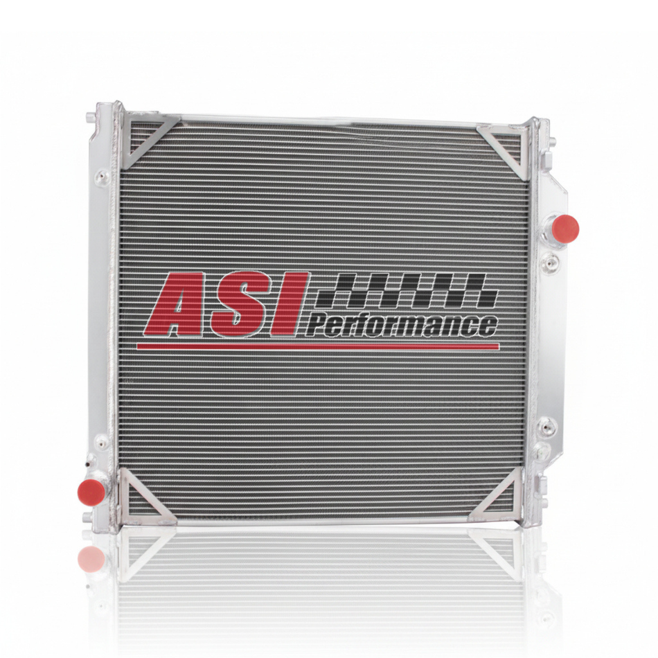 ASI Performance 2 Row Radiator For 03-2007 Ford F350 F250 F450 Excursion 6.0L Powerstroke V8 AT