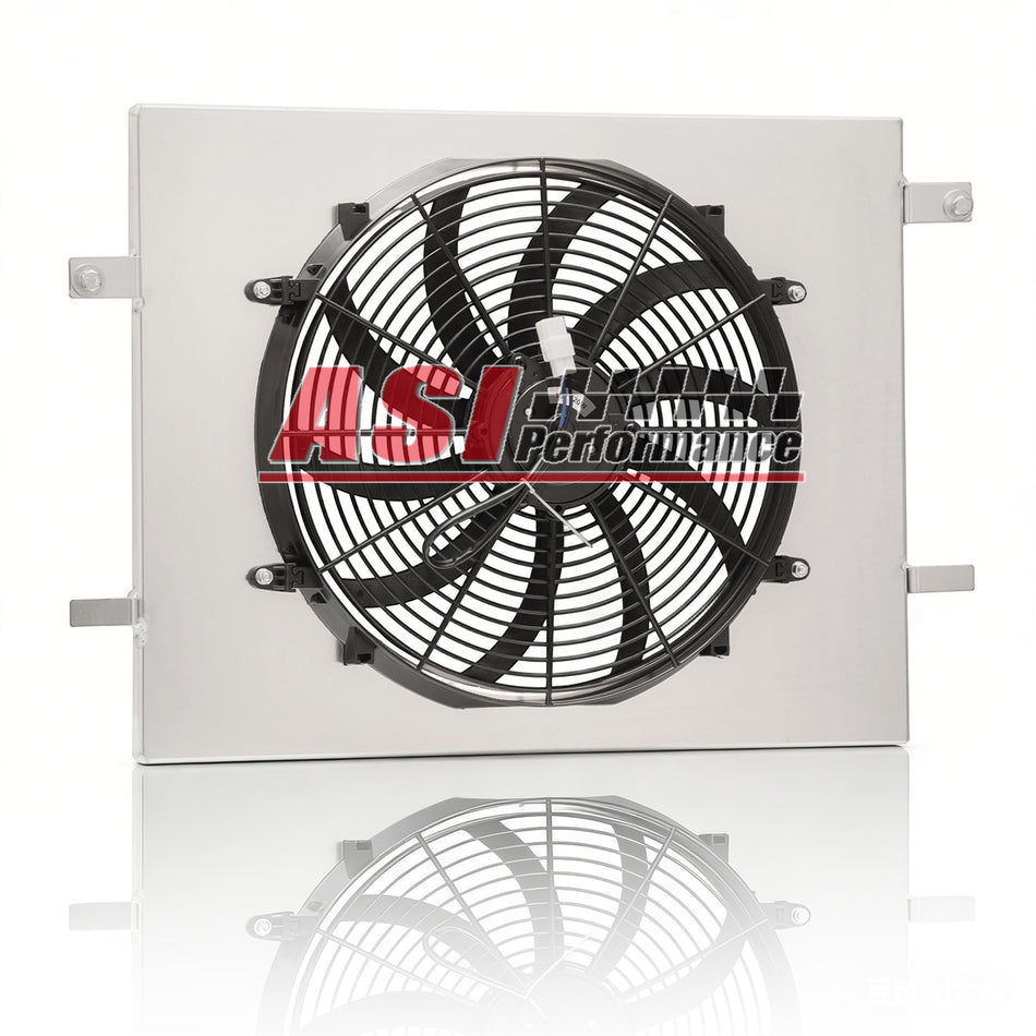 ASI Performance Aluminum Shroud Electric Fan For 2004-09 Dodge Ram 1500 2500 3500 5.7L V8
