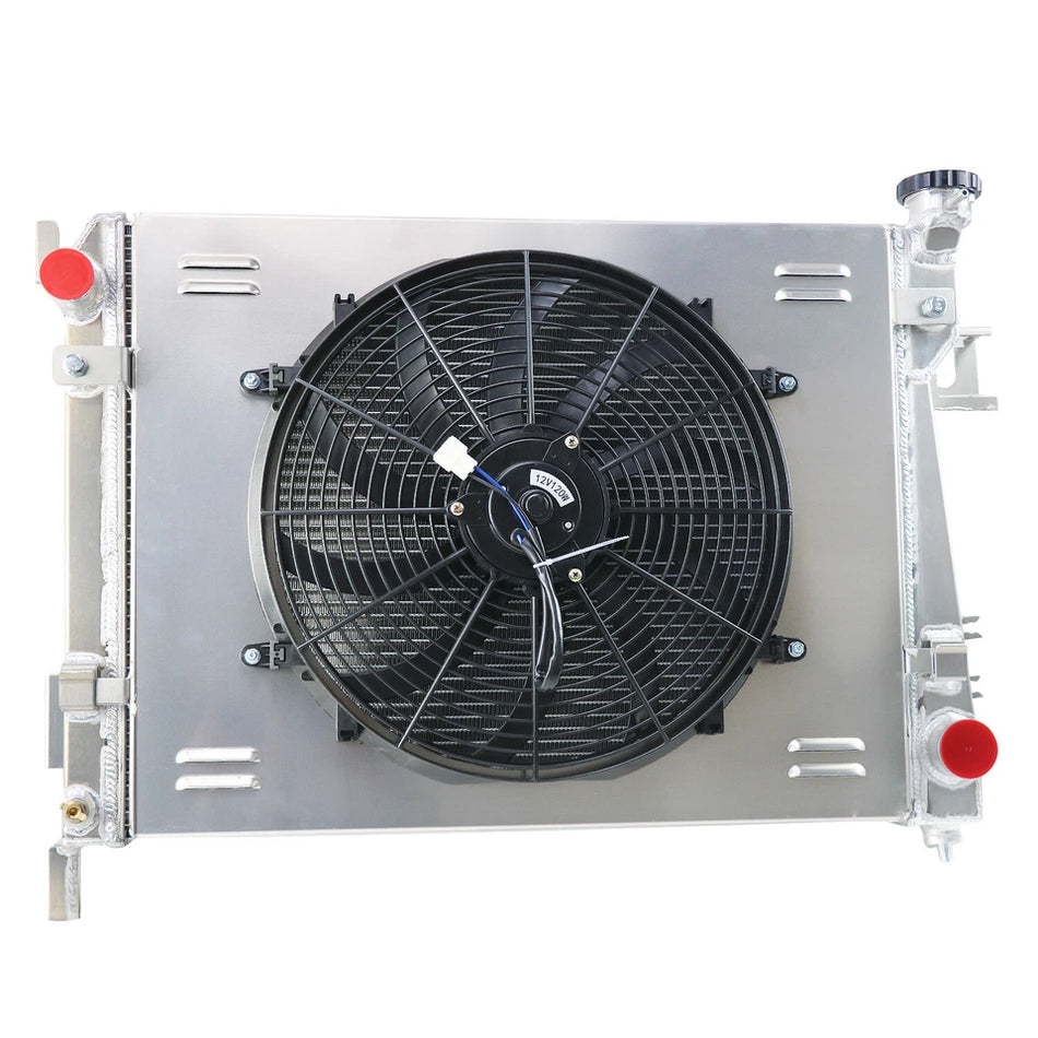ASI Performance 2 Row Aluminum Radiator Shroud Fan Relay  For 2004-2009 Dodge Ram 1500 2500 3500 5.7L V8
