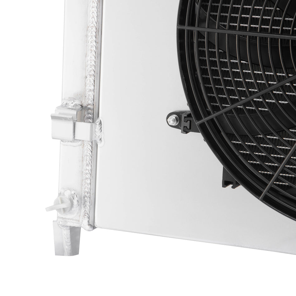 ASI Performance 2 Row Aluminum Radiator+Shroud Fan For 2004-2009 Dodge Ram 1500 2500 3500 PICKUP 5.7L V8 Engine