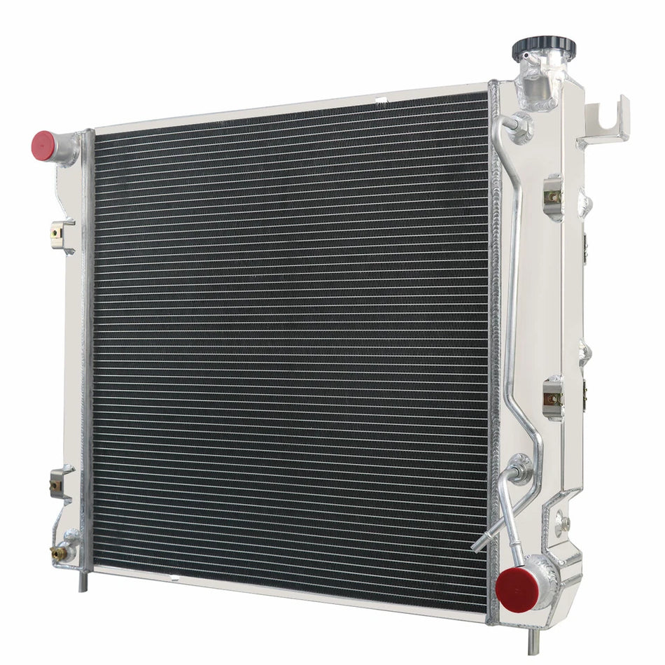 ASI Performance 2 Row Aluminum Radiator For 1997-2000 Dodge Dakota Durango 3.9L 5.2L 5.9L V6 V8