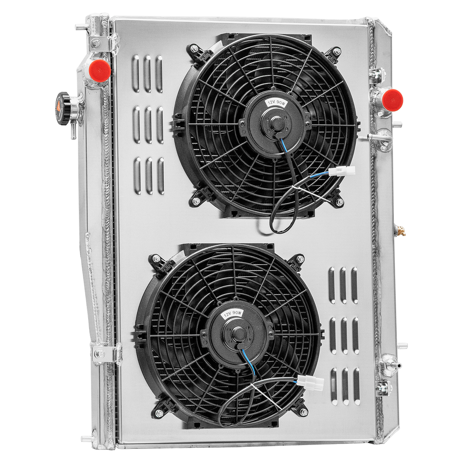 ASI Performance Radiator+ Shroud Fan for 01-06 Nissan Navara D22 3L 4cyl ZD30 Turbo Diesel AT/MT