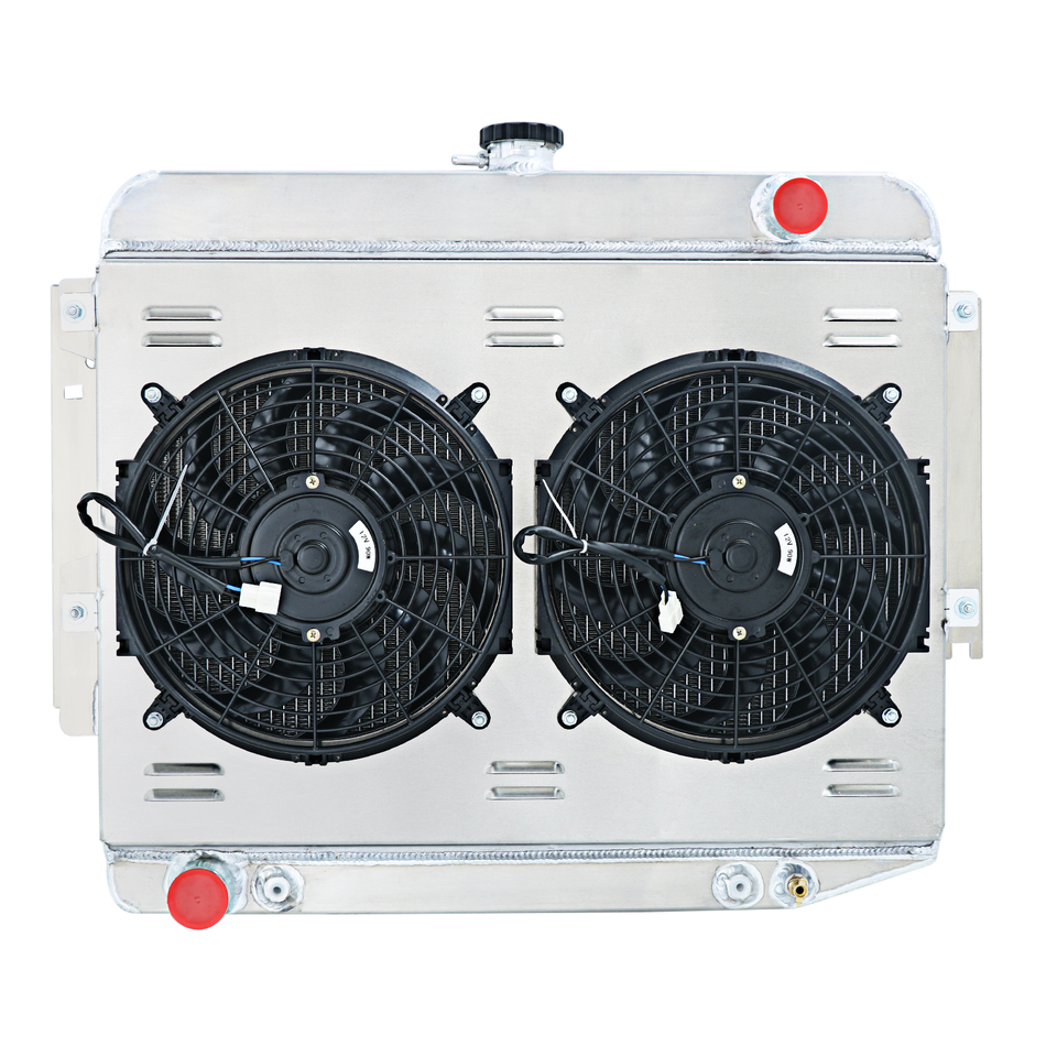 ASI Performance 3 Row Radiator Shroud Fan Kits For 1966-1969 Dodge Charger 500 R/T V8 Big Block