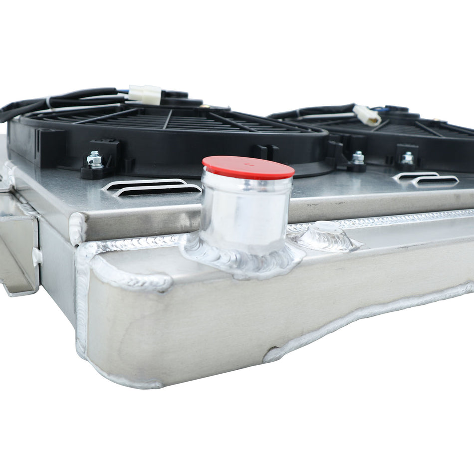 ASI Performance For 1966-69 Dodge Charger 500 R/T V8 Big Block 4 Row Radiator+Shroud Fan+Relay