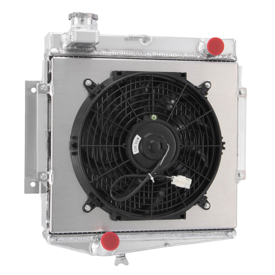 ASI Performance 4 Row Aluminum Radiator Shroud Fan For 1969-1970 Datsun 2000 Truck l4 2.0L