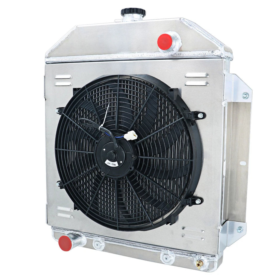 ASI Performance 3Row Radiator Shroud Fan For 49-53 Ford Country Squire Sedan Cars Chevy Engine