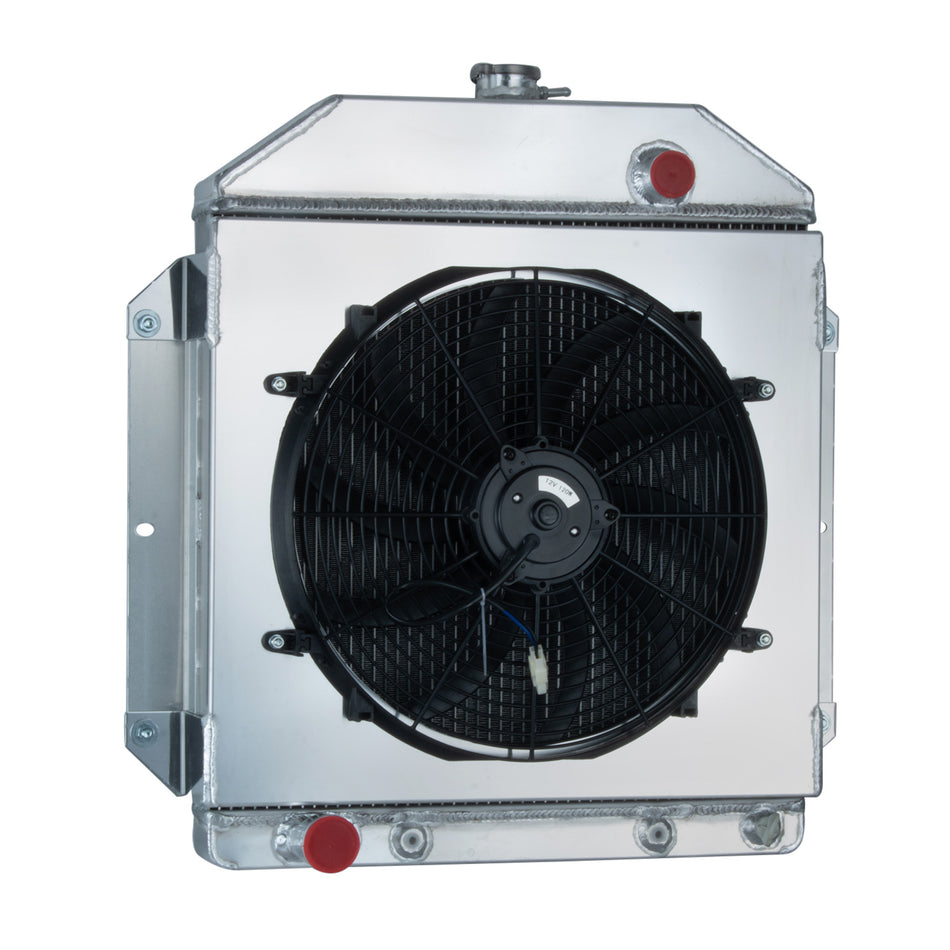 ASI Performance 4 Row Radiator+Shroud+Fan For 1949-53 Ford Cars Club Crestline Country Sedan V8