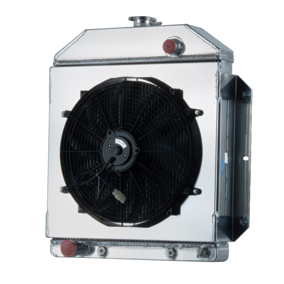 ASI Performance 4 Row Radiator+Shroud+Fan For 1949-53 Ford Cars Club Crestline Country Sedan V8