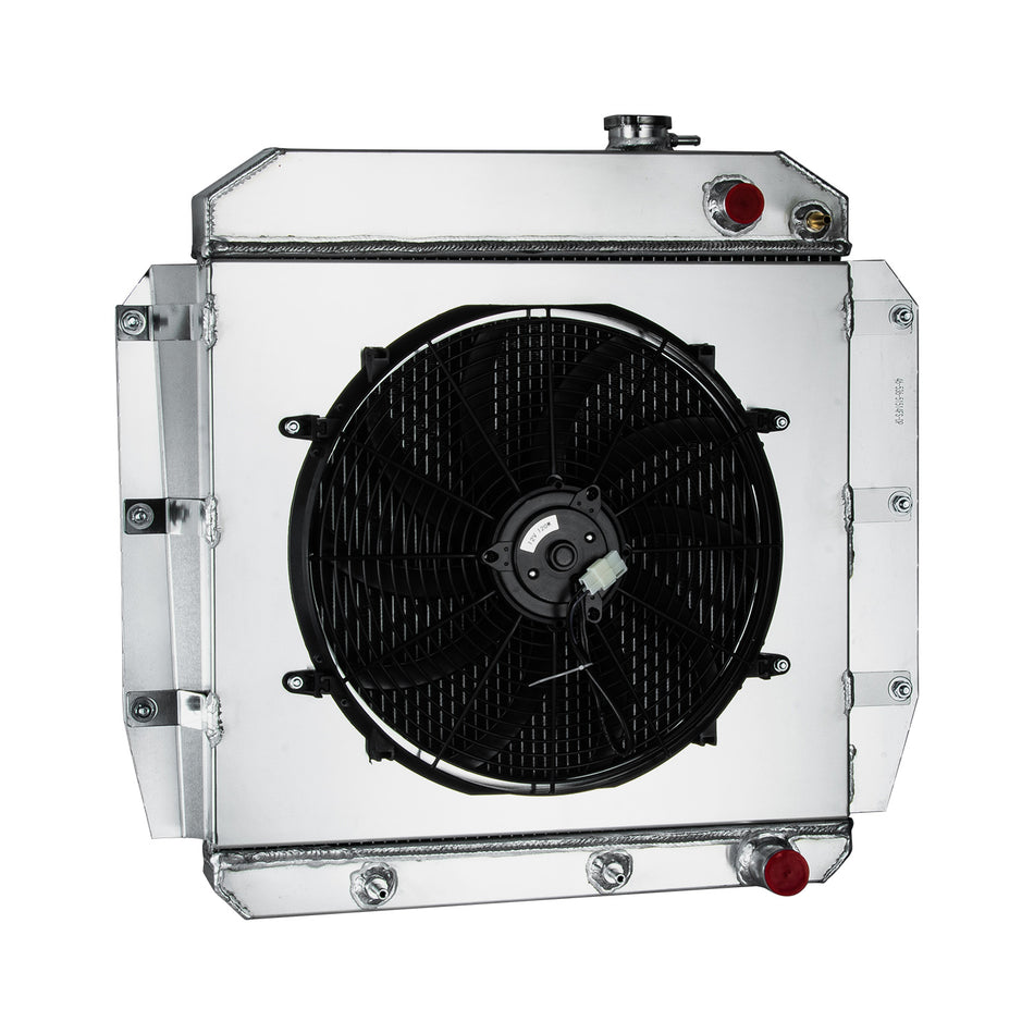 ASI Performance 4 Row Aluminum Radiator Shroud Fan For Chevy Truck Pickup 3.8L 5.3L V8 1955-1959