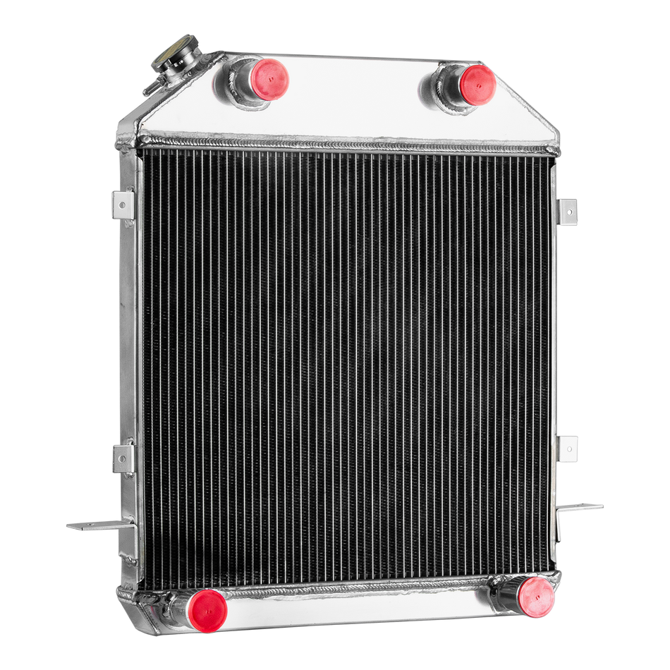 ASI Performance 3Rows Aluminum Radiator Fits 1939 1940 Ford Deluxe Pickup Truck Flathead V8 New.