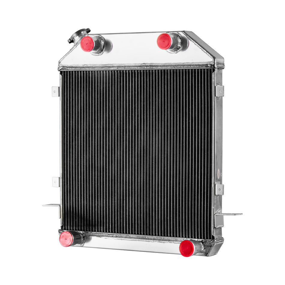ASI Performance 3Rows Aluminum Radiator Fits 1939 1940 Ford Deluxe Pickup Truck Flathead V8 New.