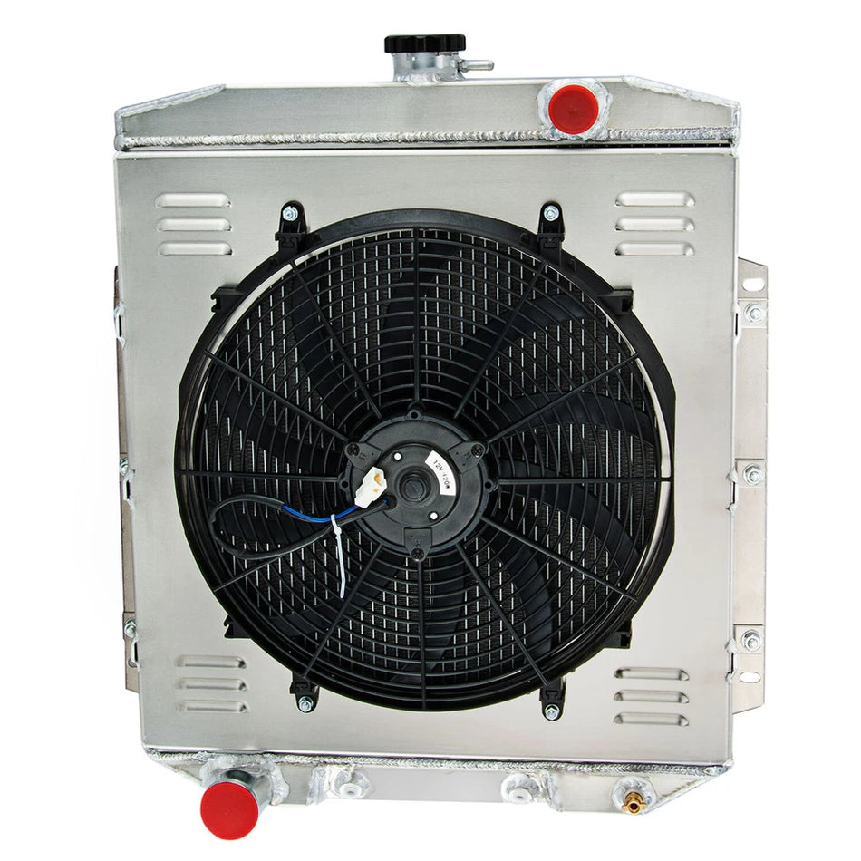 ASI Performance 3 Row Radiator Shroud Fan Relay For 1954-56 Ford Fairline Mainline Skyliner 4.4L