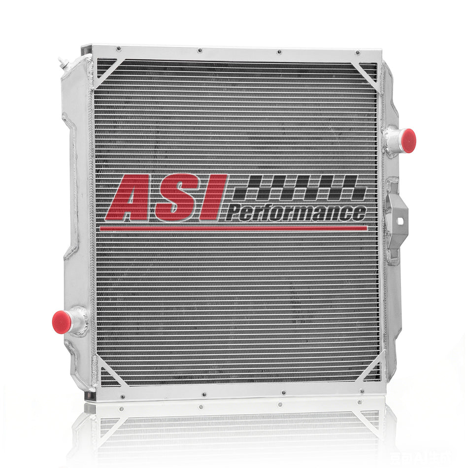 ASI Performance 4 Row Radiator For 1992-2001 AM General Hummer 6.5L/ 2002-2004 2006 Hummer H1 V8