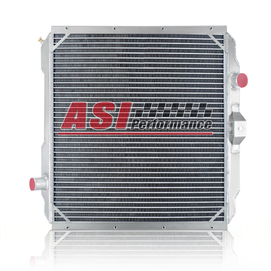ASI Performance 4 Row Radiator For 1992-2001 AM General Hummer 6.5L/ 2002-2004 2006 Hummer H1 V8 Diesel