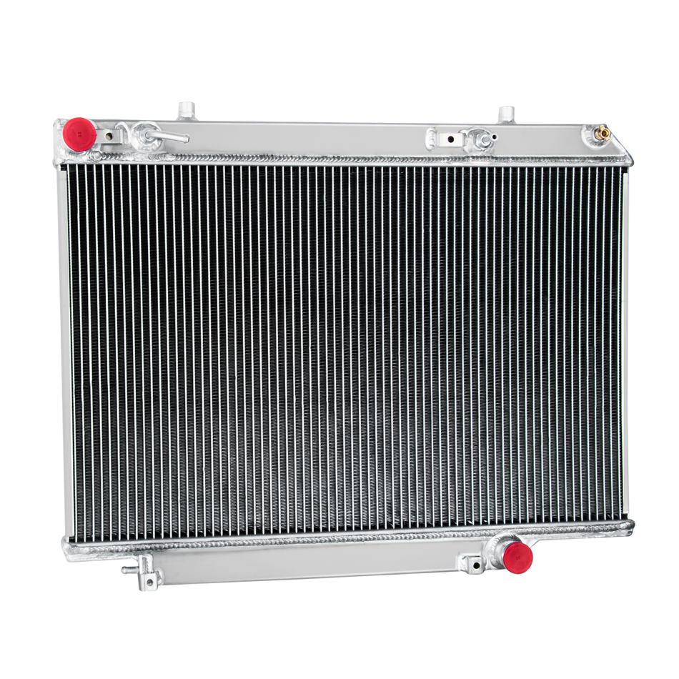 ASI Performance 2 Row Radiator For 1986-91 Mercedes-Benz 300SDL 350SD 350SDL 3.4L Diesel AT