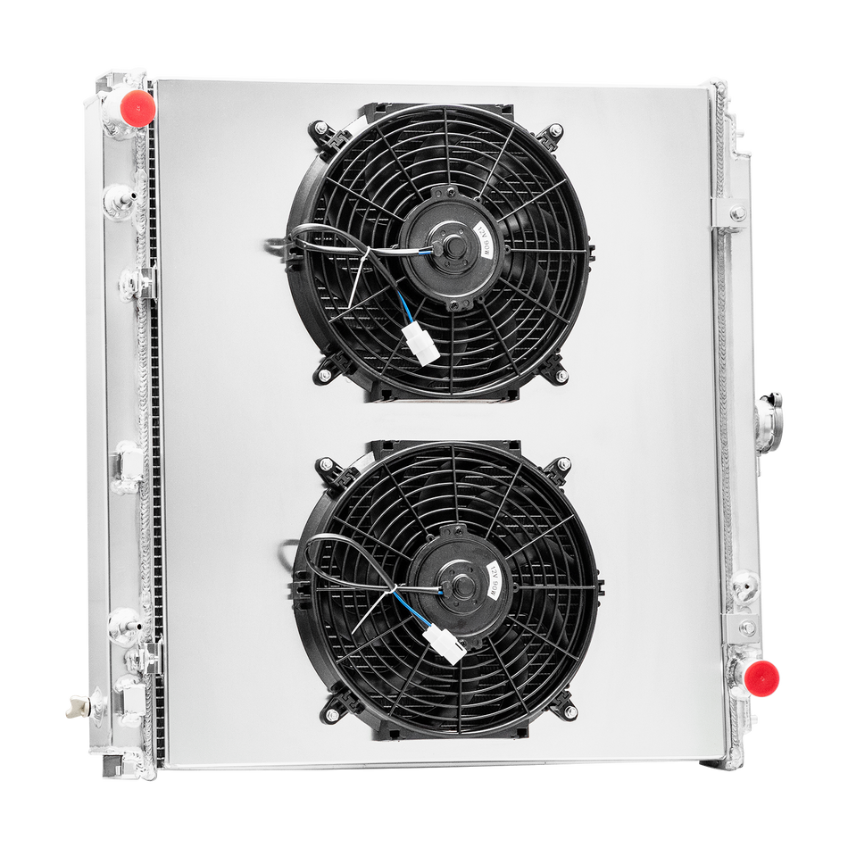 ASI Performance 4-Row Radiator+Shroud Fan Fit 2005-18 Nissan Xterra Pathfinder Frontier 4.0L US