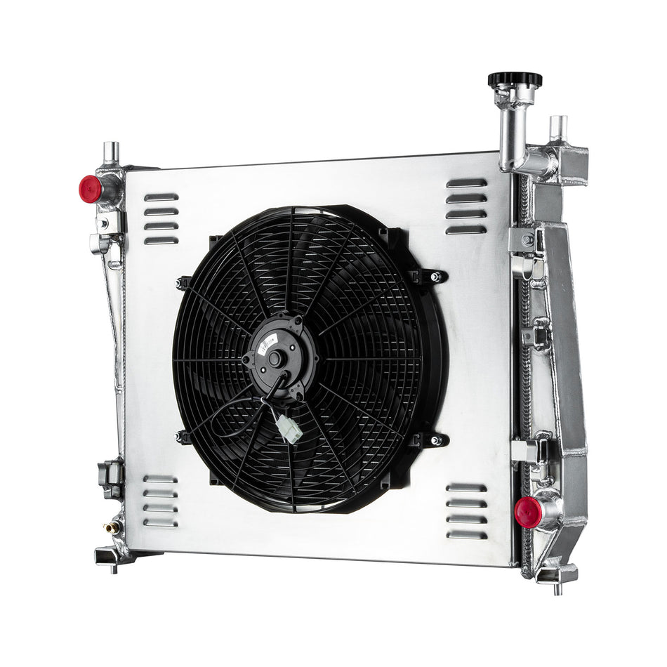 ASI Performance 4 Rows Radiator Shroud Fan For 2011-2021 Dodge Durango/ Jeep Grand Cherokee 3.6L