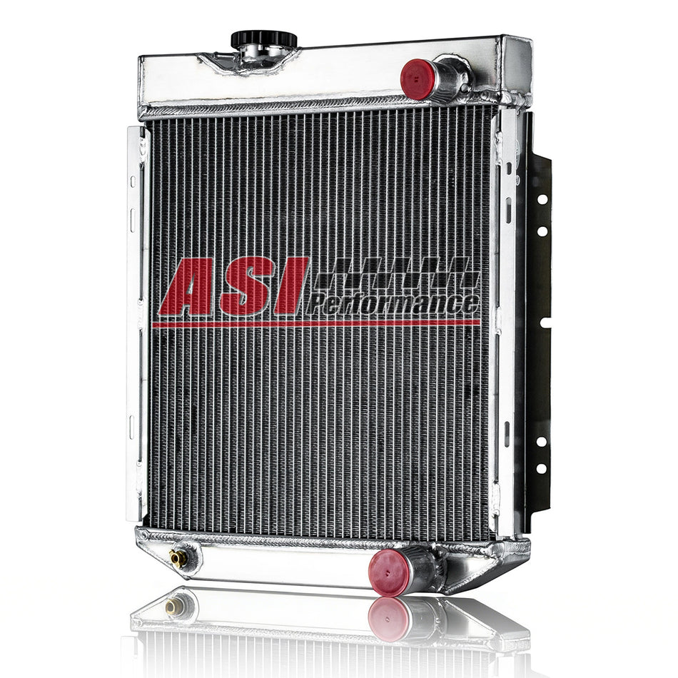 ASI Performance 3 Row Aluminum Radiator For 1965-1966 Ford Mustang 1960-65 Falcon Ranchero 2.4L MT
