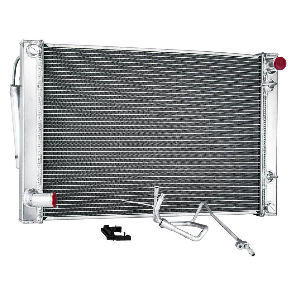 ASI Performance 3 Rows Radiator For 07-2020 Infiniti G35 G37 G25 Q60/Nissan 370Z Condenser Combo