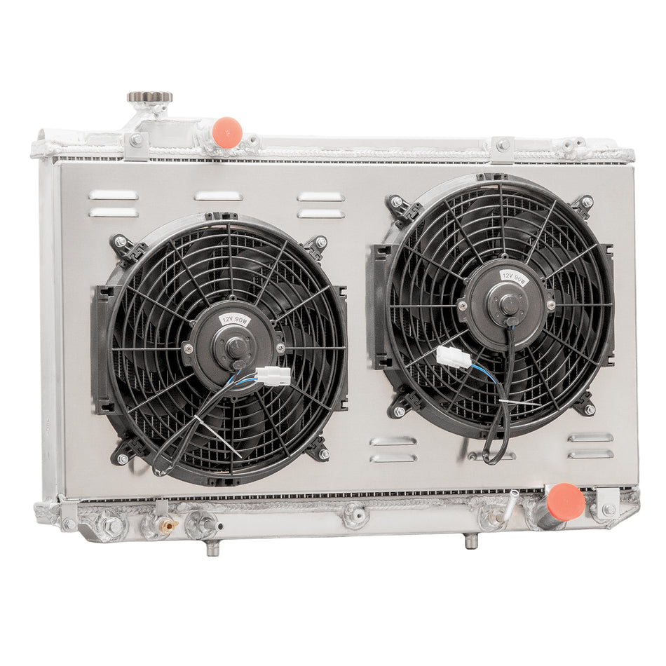 ASI Performance 3Rows Radiator Shroud Fan For 1998-2005 Toyota Aristo JZS161 LEXUS GS300 400 AT