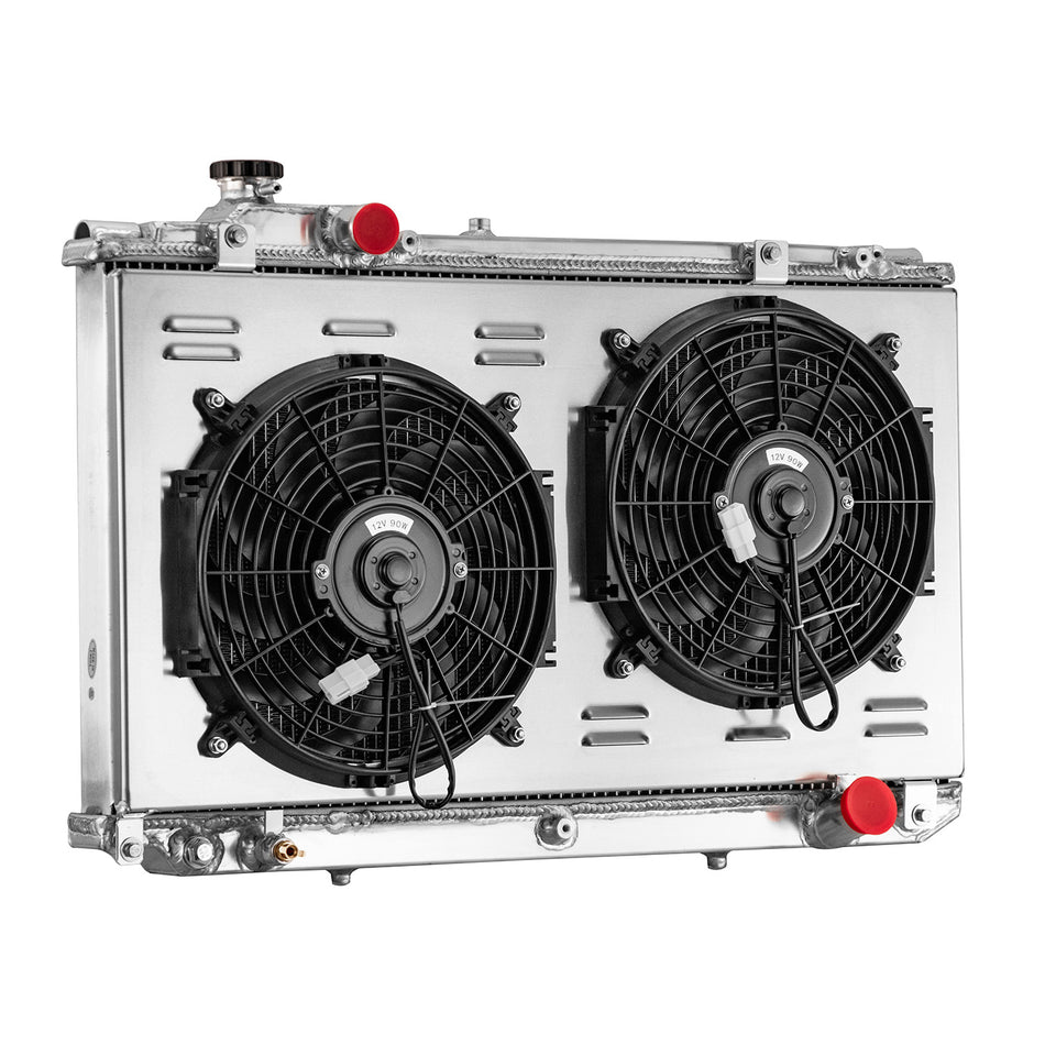 ASI Performance 3Row Radiator Shroud+Fan+Relay Fit 98-05 Toyota Aristo JZS161 LEXUS GS300 GS400