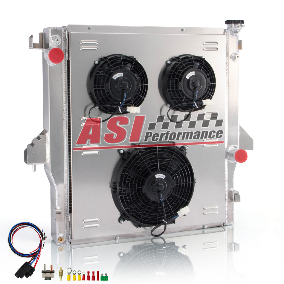 ASI Performance 4 Row Radiator Shroud Fan Relay For 2002-2006 Dodge Ram 1500 2500 3500 8.0L V10