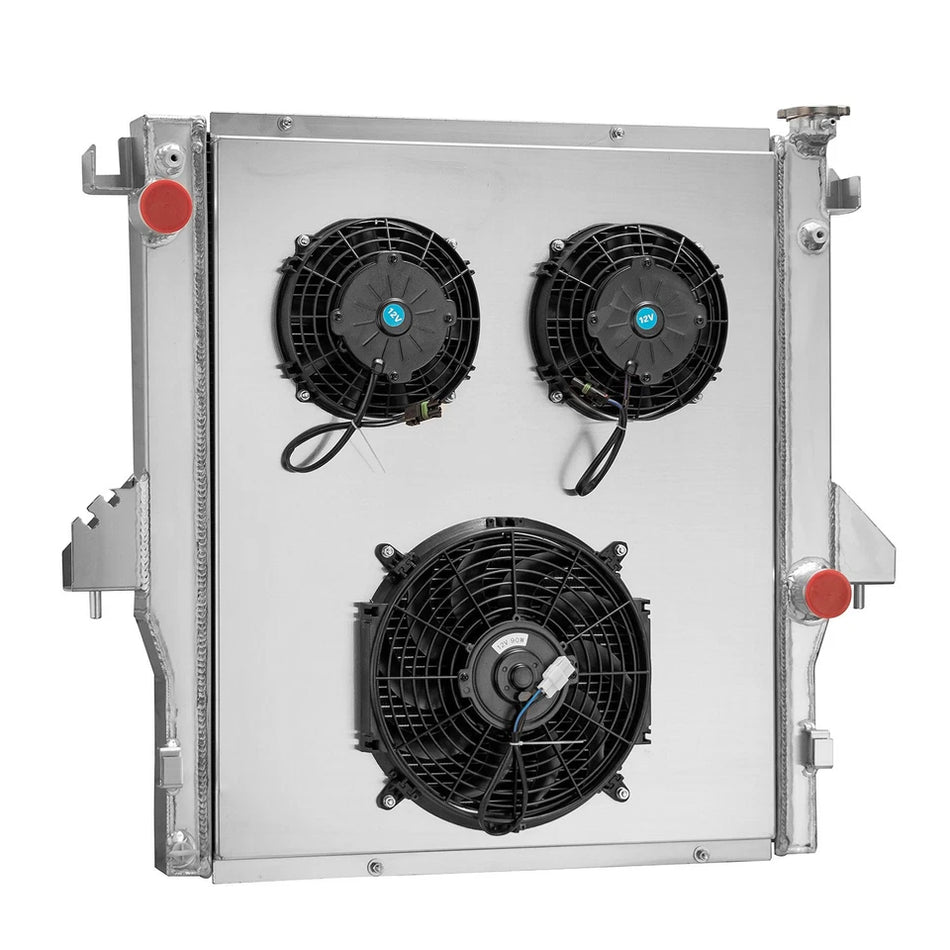 ASI Performance 4-Row Radiator Shroud+Fan For 02-03 Ram 2500 8.0L V10;04-06 Dodge Ram 1500 8.3L.