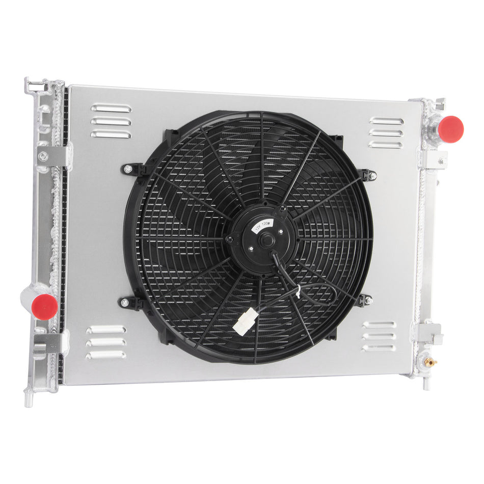 ASI Performance Aluminum Radiator+Shroud+Fan Relay For 2005-09 Dodge Charger Magnum Chrysler 300