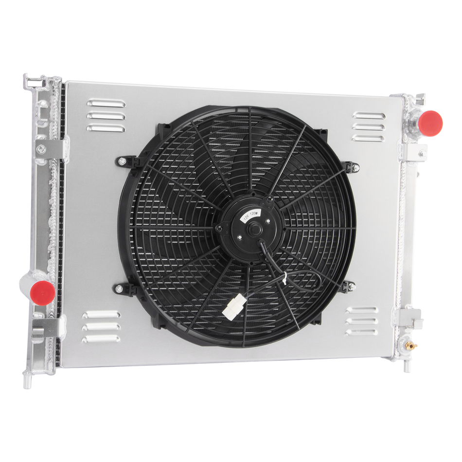 ASI Performance Aluminum Radiator+Shroud+Fan Relay For 2005-09 Dodge Charger Magnum Chrysler 300