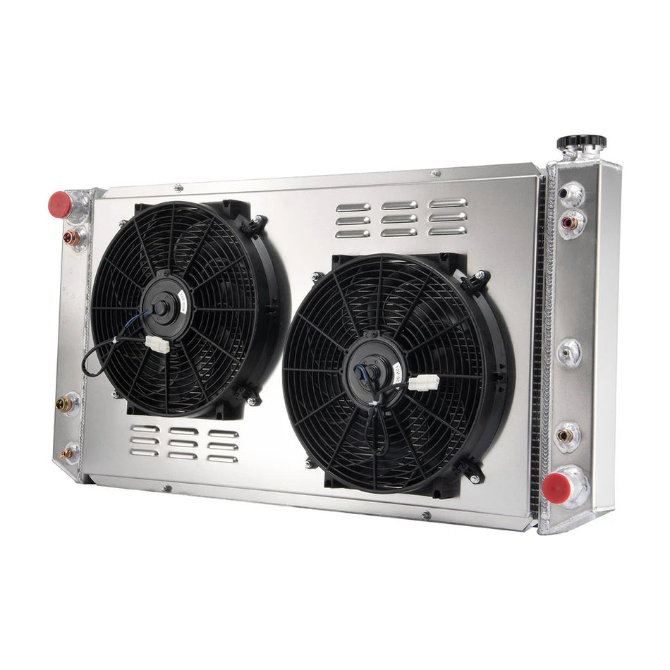 ASI Performance 3 Row Radiator Shroud Fan For 1992-1993 Chevy GMC C/K 2500 3500 6.5L V8 Diesel