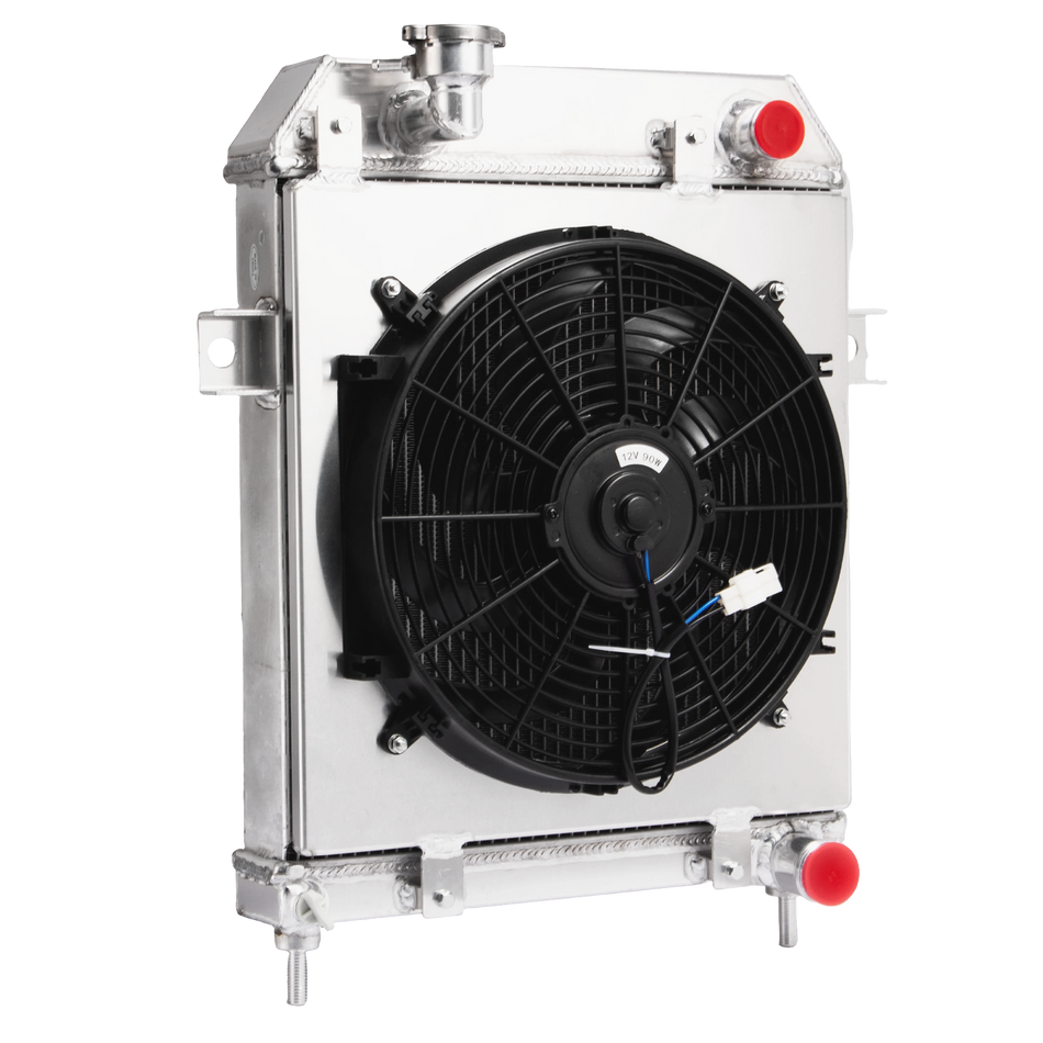 ASI Performance 4 Row Radiator Shroud Fan For 1955-58 Jaguar MK1 MK I 59-67 MK2 MK II S-Type MT