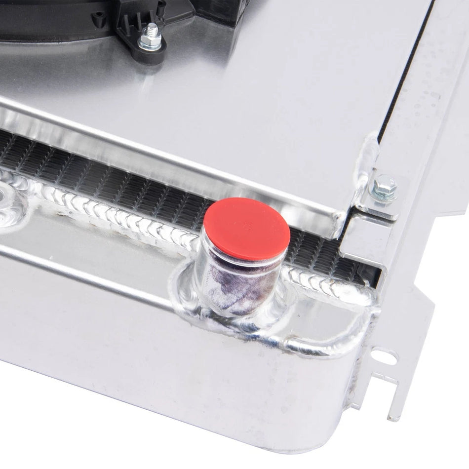 ASI Performance 3 Row Aluminum Radiator Shroud Fan For 1968-1973 1970 Dodge Dart Plymouth Duster