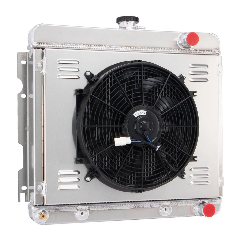 ASI Performance 4 Row Radiator Shroud Fan Relay For 1968-1973 Dodge Dart Plymouth Duster CC527