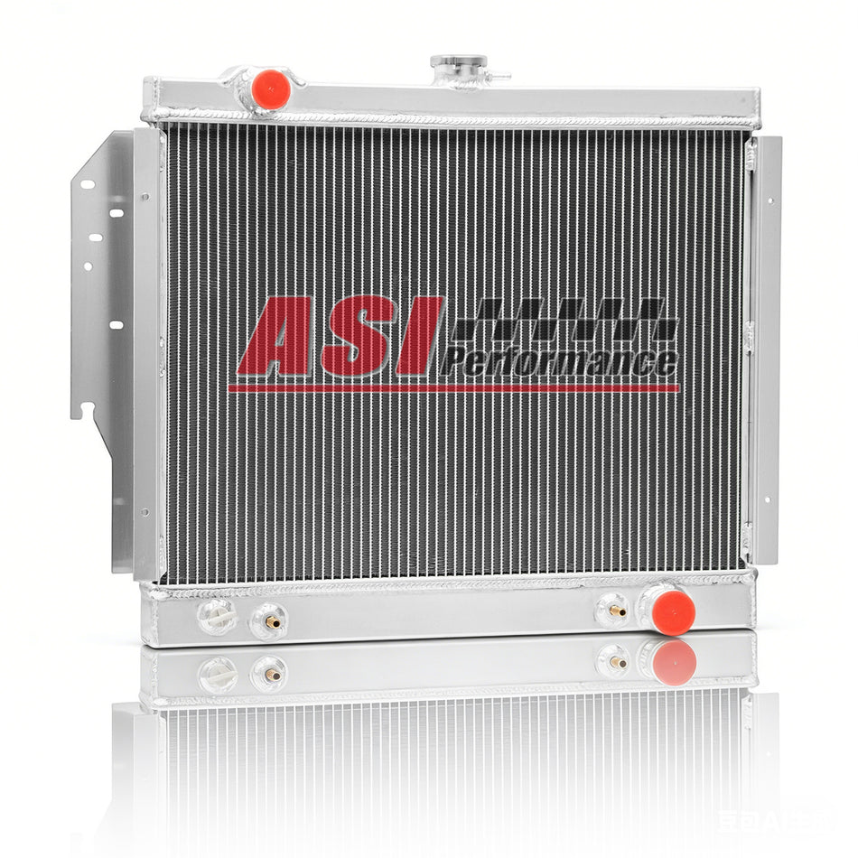 ASI Performance 2-Row Aluminum Radiator For 1979-1993 Dodge Ram D/W 150 350 250 Ramcharger 5.2L 5.9L V8