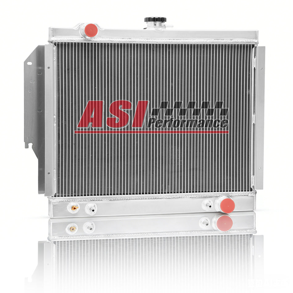 ASI Performance 2 Row Aluminum Radiator For 1979-1993 Dodge Ram D/W 150 200 300 Van 5.2L 5.9L V8
