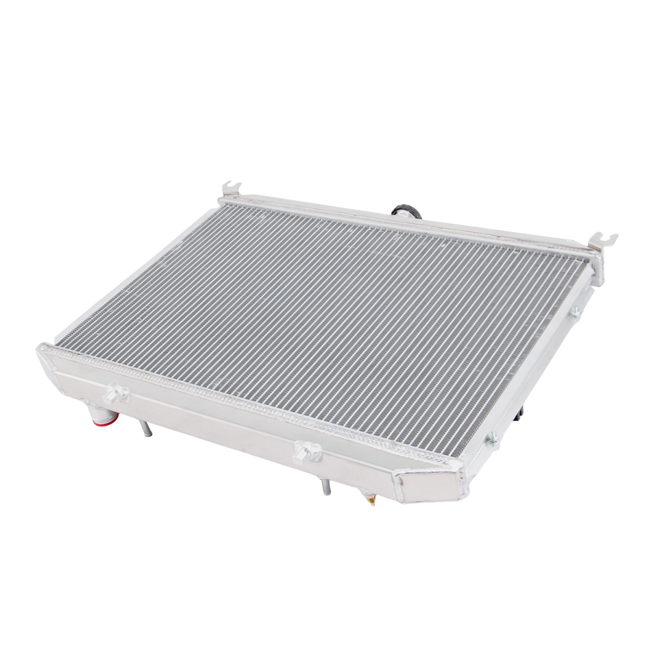 ASI Performance 2 Row Radiator+Shroud+Fan Relay Fit Nissan Navara D21 2.0L-3.0L 1986-1997 AT/MT.