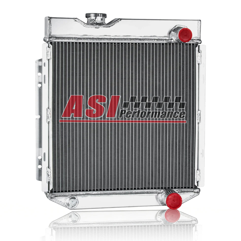 ASI Performance 4 Row Aluminum Radiator Fits 1965 1966 Ford Mustang 1960-1965 Falcon Ranchero MT